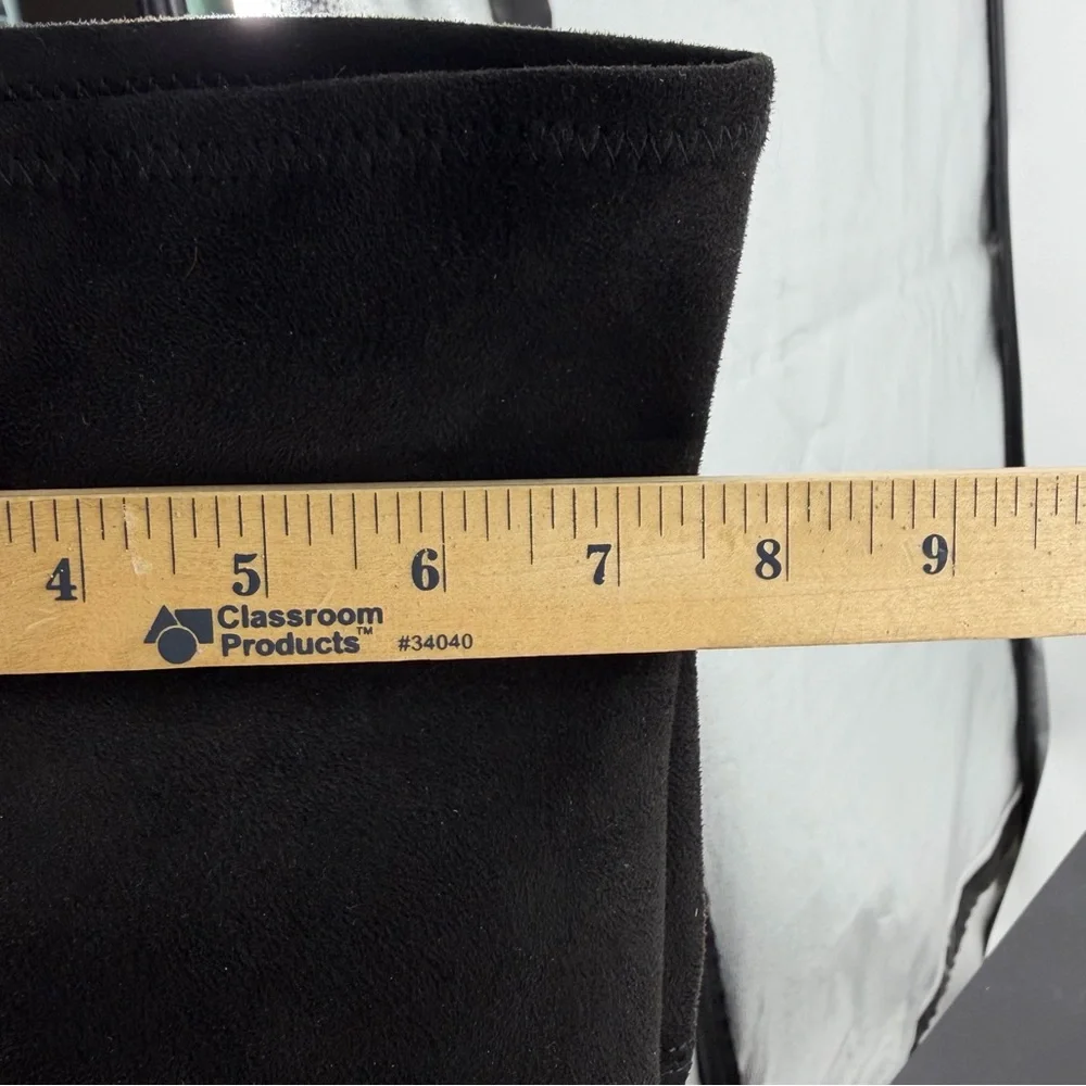 Marc Fisher Jayne Over The Knee Black faux Suede‎ Boots  Size 8.5